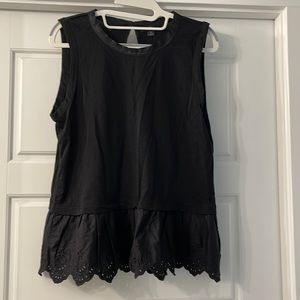 JCrew peplum tank